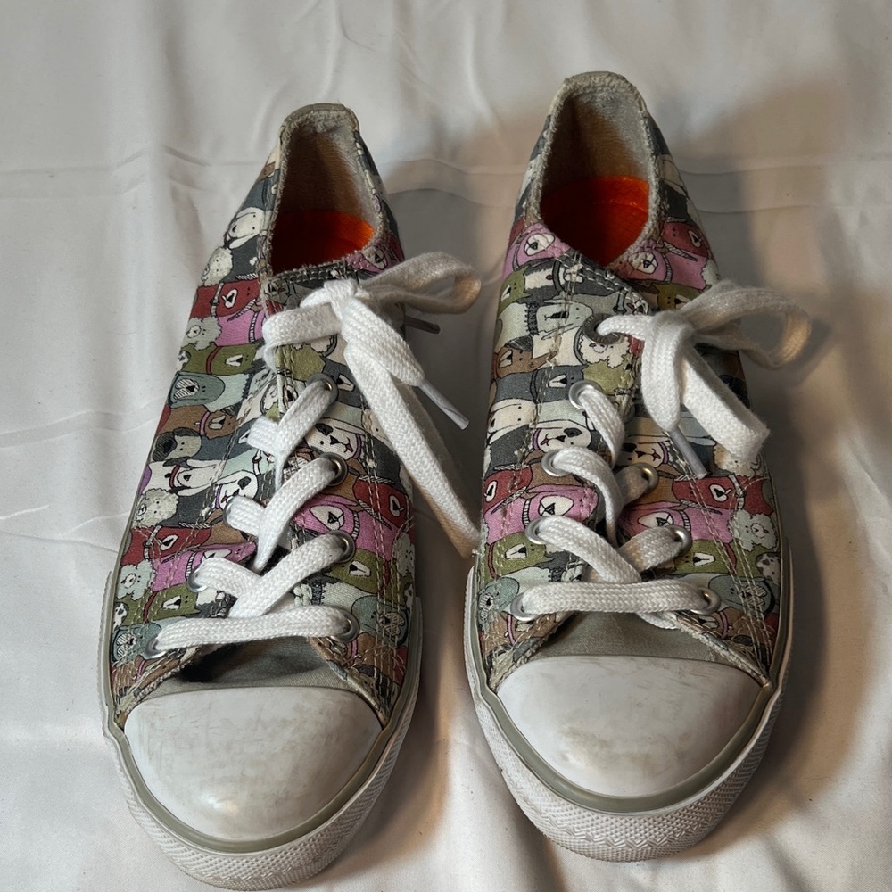 Playful Cartoon Character Sneakers